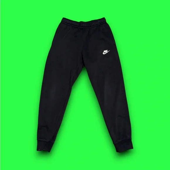 Nike sportswear club fleece tapered sweatpants black men’s small - Picture 2 of 5